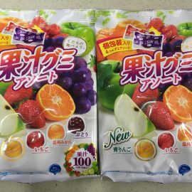 Kẹo mềm trái cây tổng hợp Nhật túi 100v